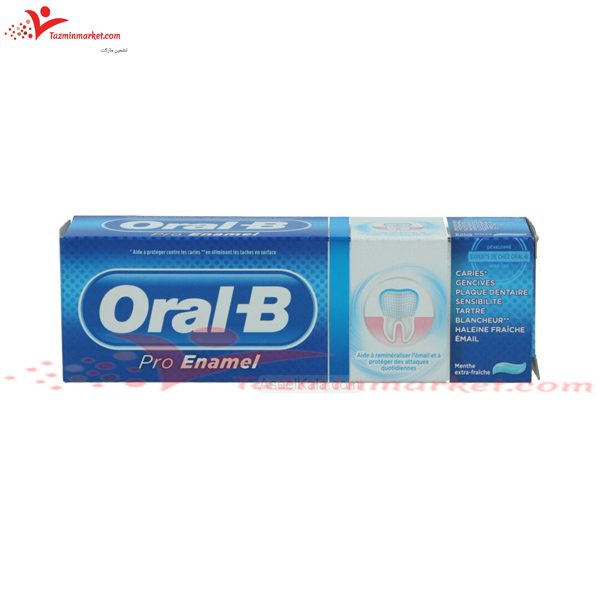 خرید و قیمت خمیر دندان اورال بی pro enamel oral b toothpaste