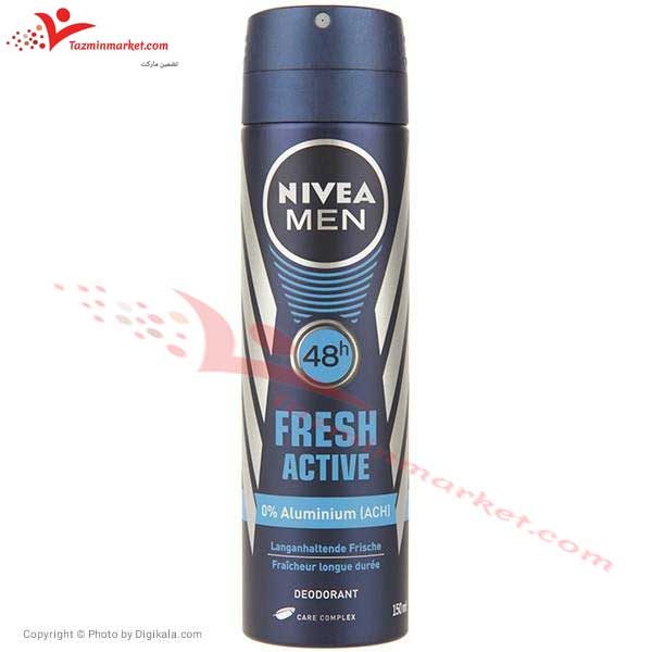 اسپری ضد تعریق مردانه نیوا فرش اکتیو nivea fresh active spray
