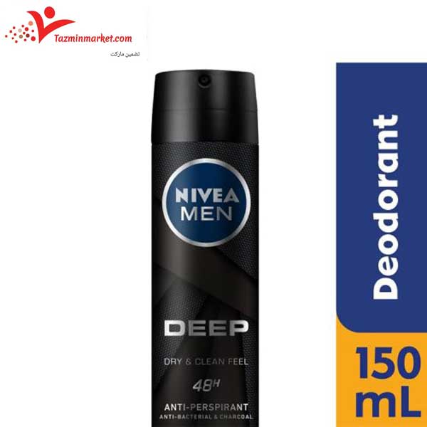 nivea men deep body spray