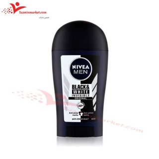 استیک صابونی ضد عرق مردانه بلک اند وایت نیوا black and white nivea