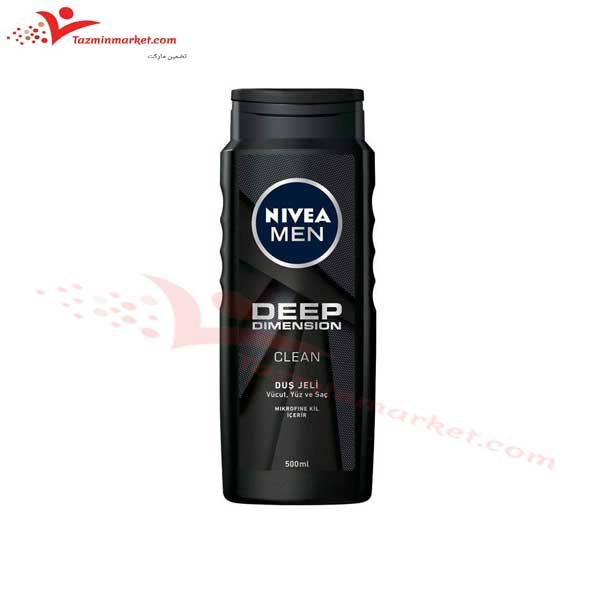 قیمت و خرید شامپو سر و بدن نیوا مدل دیپ nivea deep shampoo