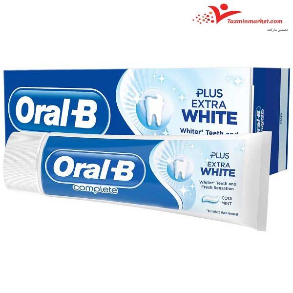 خرید و قیمت خمیر دندان اورال بی extra white oral b toothpaste